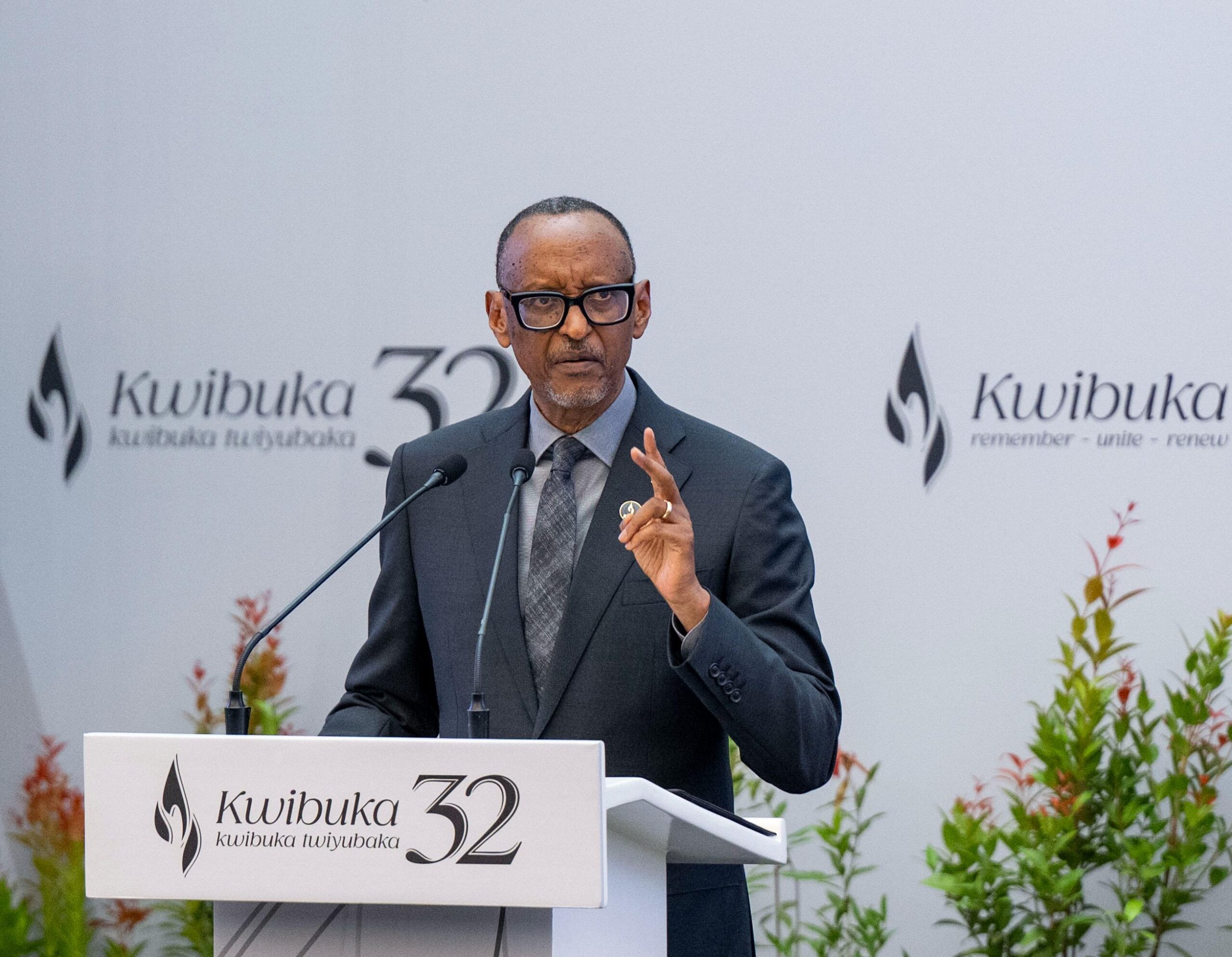 Kwibuka 32: “Mbere y’uko wica u Rwanda ruzakwica, ntiwakwica abantu kabiri”; Perezida Kagame
